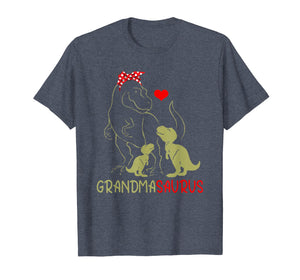Grandmasaurus T Shirt T Rex Grandma Saurus Dinosaur Women Mo