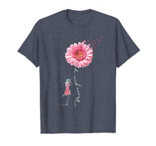 Load image into Gallery viewer, Never give up t-shirt Breast Cancer daisy flower woman T-Shirt
