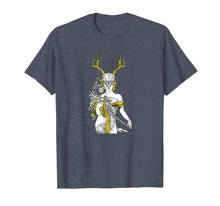 Load image into Gallery viewer, Witch T-shirt - Village Witch Pagan Wicca Deer Skull
