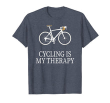 Load image into Gallery viewer, Cycling is my Therapy Funny MTB Cycling Gift T-Shirt

