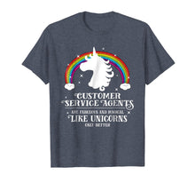 Load image into Gallery viewer, Customer Service Agents Magical Unicorns Funny Tshirt Gift
