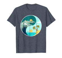 Load image into Gallery viewer, Ying Yang Mountains and Beach Landscape Shirt
