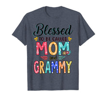 Load image into Gallery viewer, Blessed To Be Called Mom And Grammy Flower T-Shirt T-Shirt
