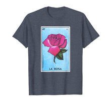 Load image into Gallery viewer, La Rosa Card Loteria Shirt Rose Mexican Bingo Tarot
