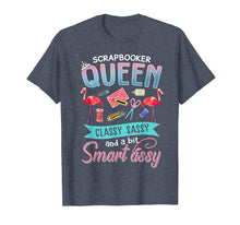 Load image into Gallery viewer, Scrapbooking shirt scrapbooker queen love t-shirt
