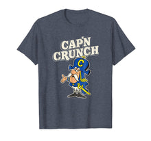 Load image into Gallery viewer, Cap'n Crunch Retro Cap'n with White 2D Logo T-shirt
