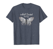 Load image into Gallery viewer, Anti Social Butterfly T-shirt

