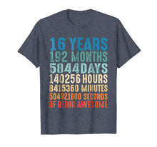 Load image into Gallery viewer, 16 Years Old 16th Birthday Vintage Retro T Shirt 192 Months
