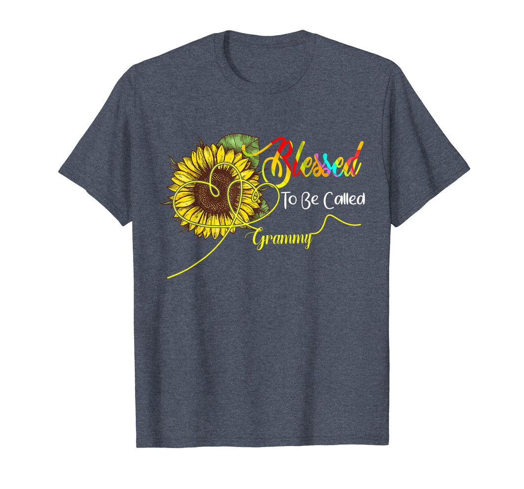 Blessed To Be Called Grammy Floral Funny Gift T-Shirt