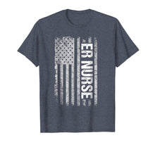 Load image into Gallery viewer, Classic Distressed Flag Shirt for Emergency Room, ER Nurses
