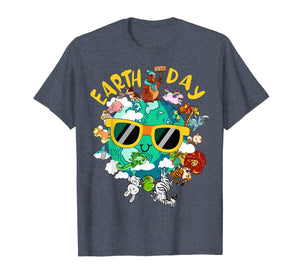 Earth day shirt Kids Women Men Nature Animal sunglasses Gift