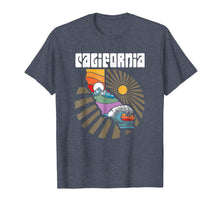 Load image into Gallery viewer, California Outdoors Retro Mountains Trees &amp; Waves T-Shirt
