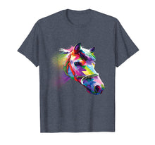 Load image into Gallery viewer, Horse Shirt Colorful Horse&#39;s head Pop Art for Men and Women T-Shirt
