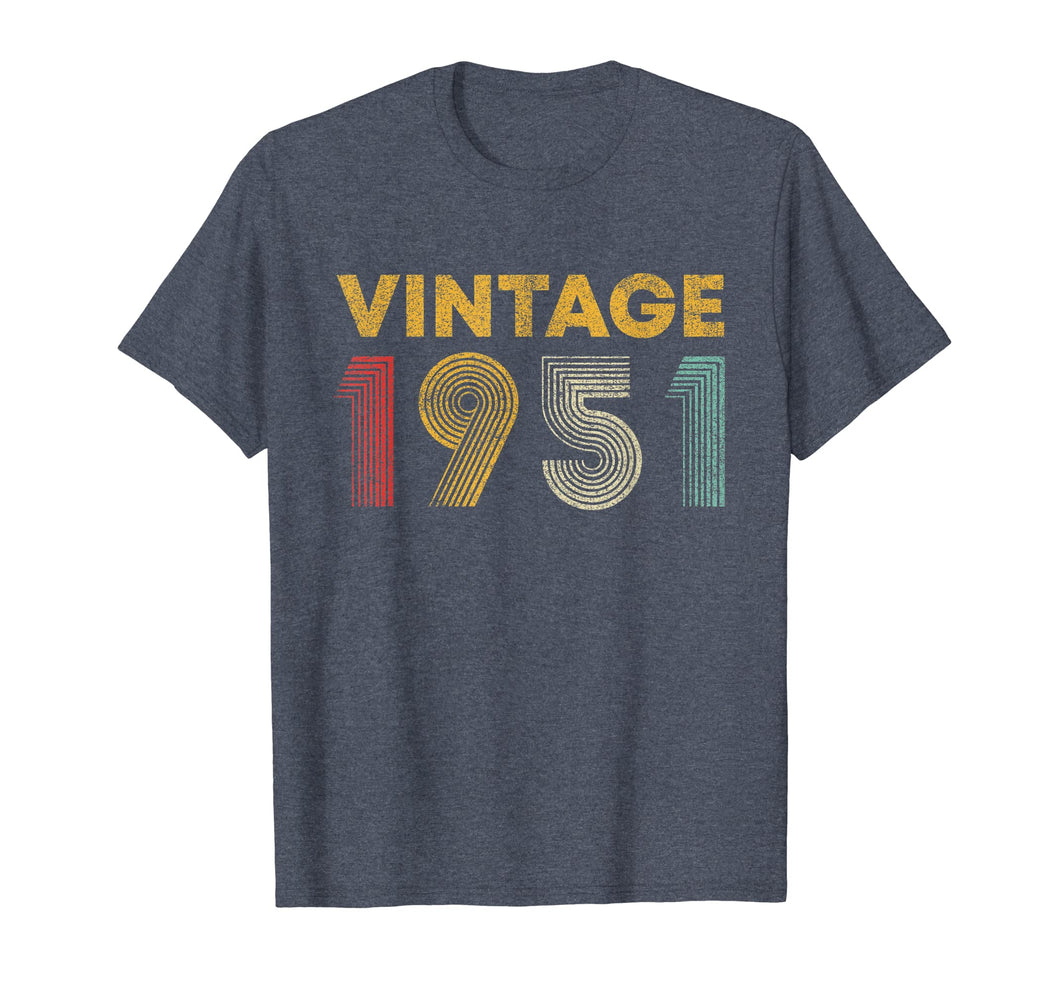 68th Birthday Gift Idea Vintage 1951 T-Shirt Men Women