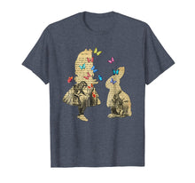 Load image into Gallery viewer, Alice &amp; the Rabbit - Vintage Wonderland Book T Shirt Design
