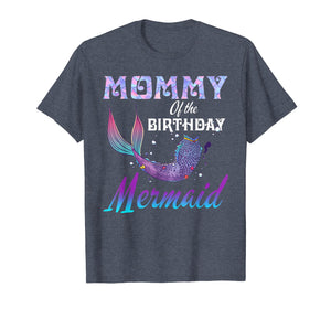 Mommy of The Birthday Mermaid Shirt Matching Party Outfits