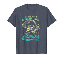 Load image into Gallery viewer, Mens Funny Fishing T Shirt - Retirement Plan is Fishing
