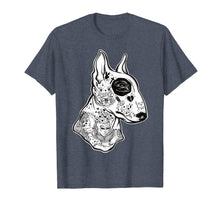 Load image into Gallery viewer, Inked Bull Terrier TShirt - Old School Tattoo Funny Dog Tee
