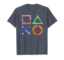 Load image into Gallery viewer, Playstation Watercolor Symbols T-shirt
