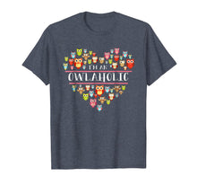 Load image into Gallery viewer, I'm an owlaholic T-shirt Funny Owl Shirt For Owl Lovers
