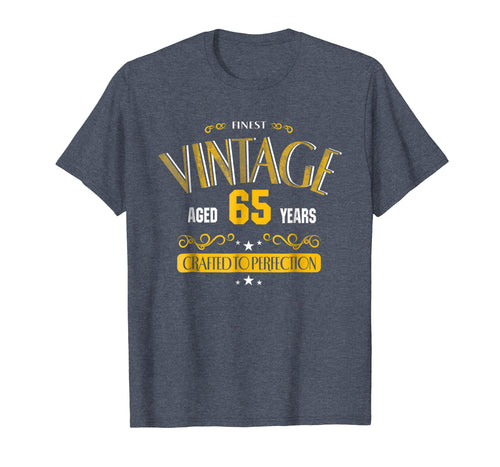 65th Birthday Shirt Gift -AGED 65 Years Old Gag Birthday Tee