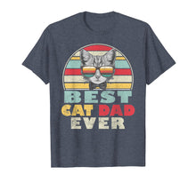 Load image into Gallery viewer, Vintage Best Cat Dad Ever T-Shirt Cat Daddy Father Gift Men
