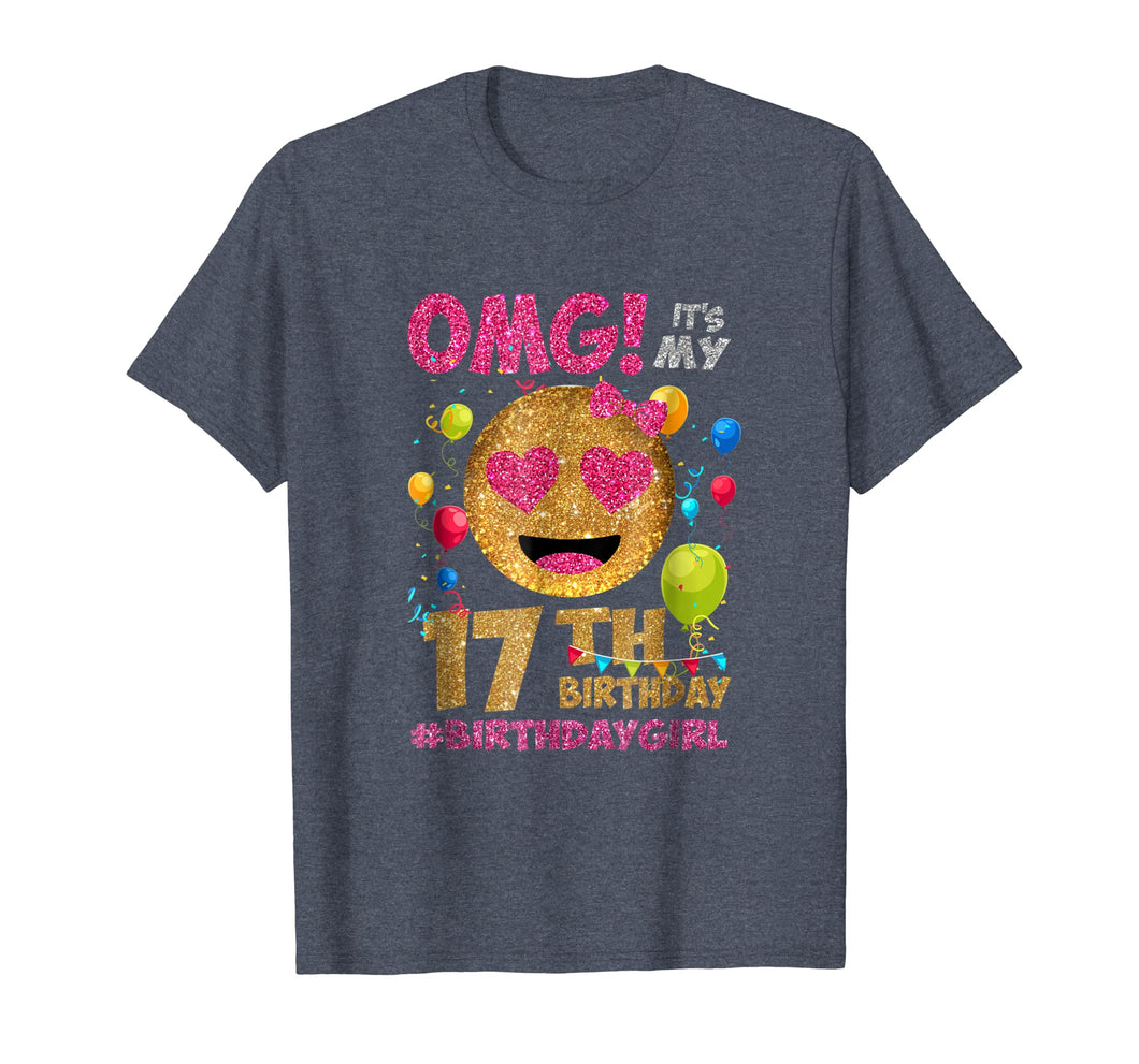 It's My 17th Birthday Tshirt 17 Years Old Birthday Gift Girl
