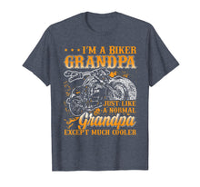 Load image into Gallery viewer, I'm A Biker Grandpa A Normal Grandpa Except Cooler T-Shirt
