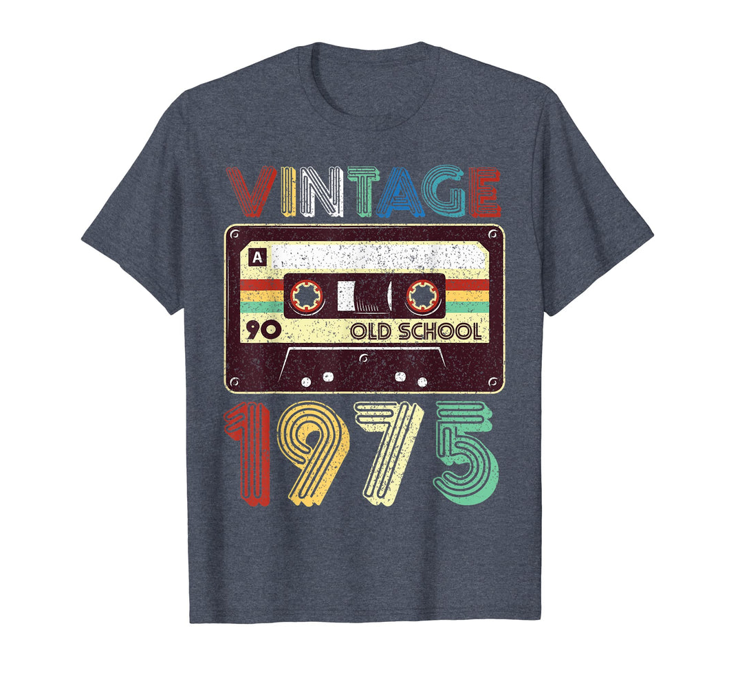 44th Birthday Gift Vintage Classic Mixtape 1975 T-Shirt