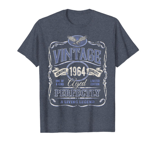Vintage Eagle 1964 Birthday T-Shirt 55 Years Being Legendary