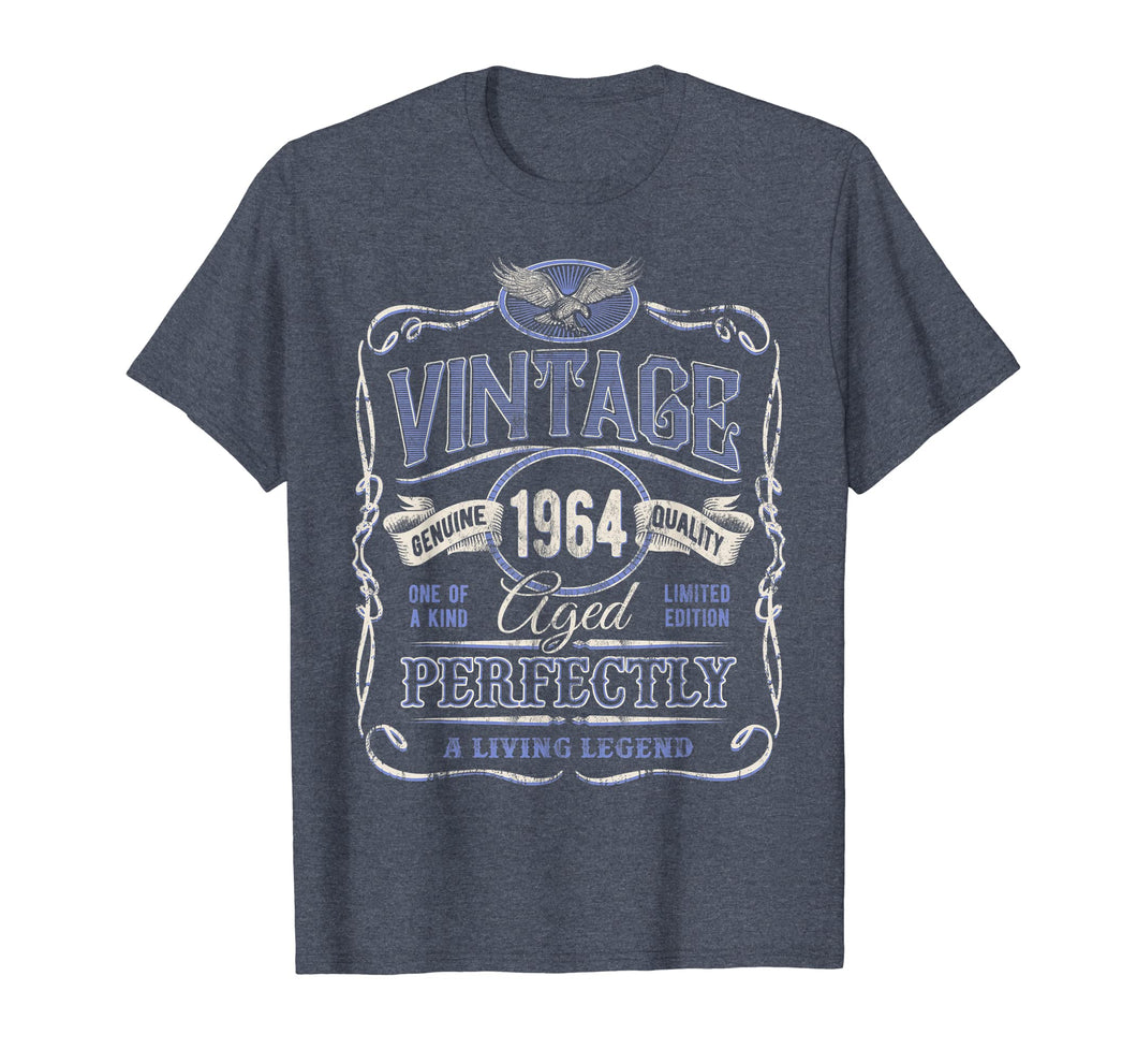 Vintage Eagle 1964 Birthday T-Shirt 55 Years Being Legendary