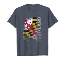 Load image into Gallery viewer, Maryland State Flag Souvenir T-Shirt
