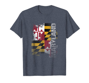 Maryland State Flag Souvenir T-Shirt