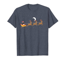 Load image into Gallery viewer, Christmas Penguin Riding Sled With Santa Hat Cute Funny Gift T-Shirt-1986845
