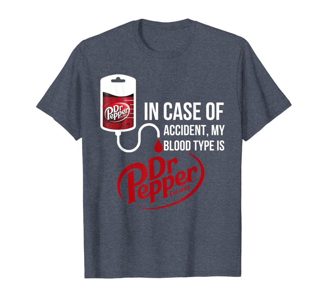 In Case-of Accident My-Blood Type is-Dr-Pepper's T-Shirt