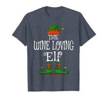 Load image into Gallery viewer, The Wine Loving Elf Family Matching Funny Christmas Gift T-Shirt
