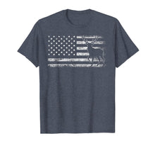 Load image into Gallery viewer, Deer Hunting And America Flag Funny Hunting Lover Gift T-Shirt
