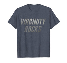 Load image into Gallery viewer, Virginity Rocks Funny Cool Letters Original No Sex T-Shirt
