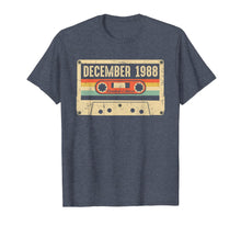 Load image into Gallery viewer, Vintage December 1988 31st birthday Gift Retro Cassette Tape T-Shirt
