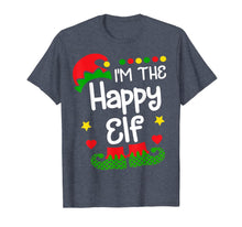 Load image into Gallery viewer, I'm The Happy Elf Shirt Christmas Family Elf Costume T-Shirt
