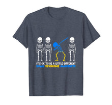 Load image into Gallery viewer, Down Syndrome Skeleton costume halloween Gifts trisomy Tee T-Shirt
