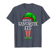 Load image into Gallery viewer, Santa's Favorite Elf Group Matching Family Christmas Gift T-Shirt
