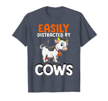 Load image into Gallery viewer, Easily Distracted By Cows Farm Animals Farming Farmer T-Shirt-2323778
