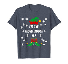 Load image into Gallery viewer, I'm The Troublemaker Elf Funny Family Matching Christmas T-Shirt-1999057
