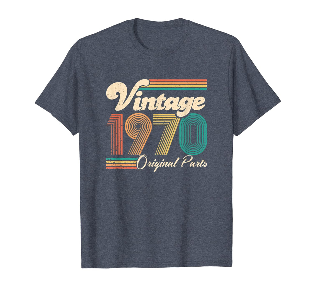 50th Birthday Gift - Vintage 1970 - Retro Bday 50 Years Old T-Shirt-840780
