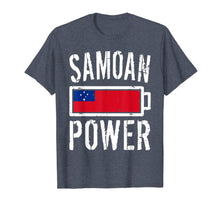 Load image into Gallery viewer, Samoa Flag | Samoan Power Battery Proud Tee T-Shirt
