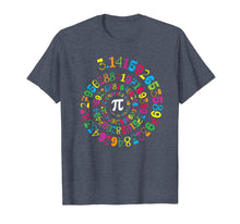 Load image into Gallery viewer, Pi Spiral Novelty Math Geek 3.14 Pi Day T-Shirt-323842
