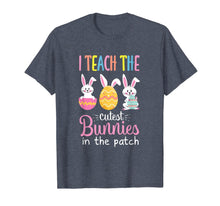 Load image into Gallery viewer, I Teach the Cutest Bunnies in the Patch Easter Teacher T-Shirt-633925

