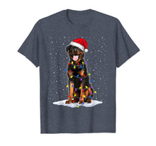 Load image into Gallery viewer, Rottweiler Santa Christmas Tree Lights Xmas Gifts T-Shirt-1250489
