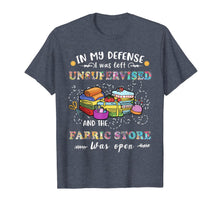 Load image into Gallery viewer, Left Unsupervised Fabric Store Quilting Sewing Crochet Gift T-Shirt-723504
